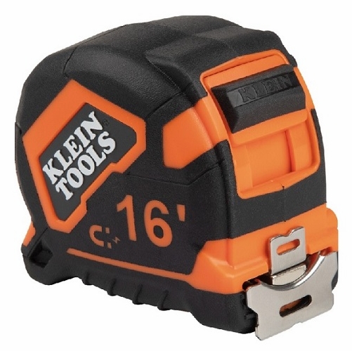 KLEIN 9216 Tape Measure, 16-Foot Magnetic Double-Hook 0-9264469266-6 NEW