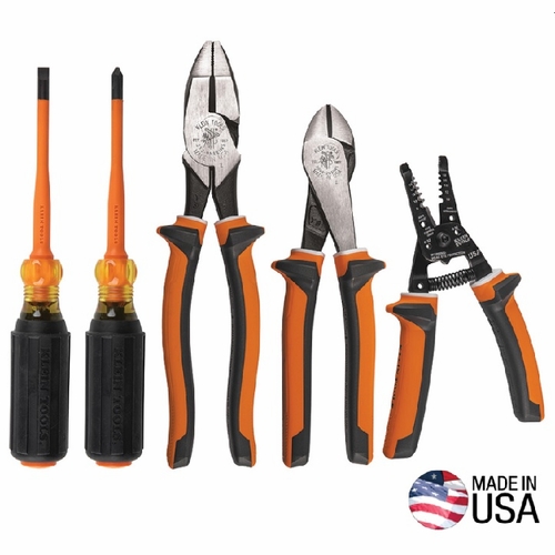 KLEIN 94130 1000V Insulated Tool Kit, 5-Piece 092644920073 NEW