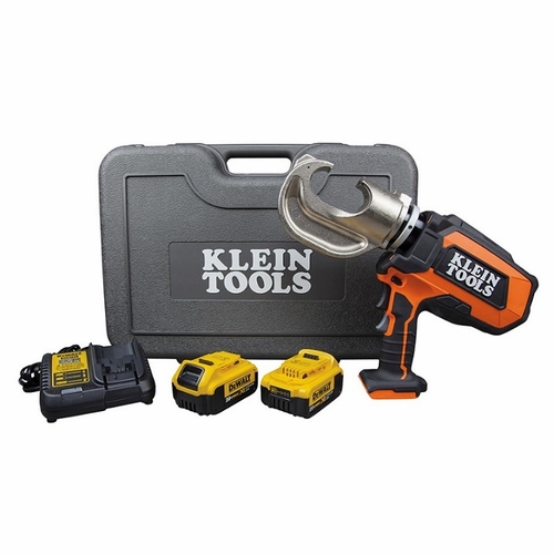 Klein Bat20-12T1651 Battery-Operated 12-Ton Crimper Kit 092644290169  New
