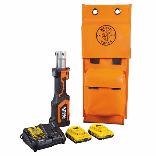 Klein Bat207T13 Battery-Operated Cutter/Crimper, No Heads, 2 Ah 092644630880