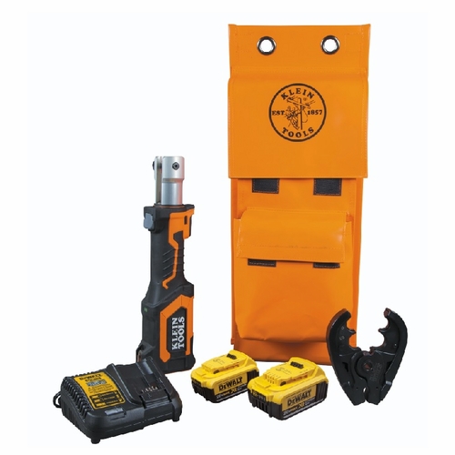 KLEIN BAT207T234H Battery-Operated Crimper, O+ Die Head, 4 Ah 092644291111