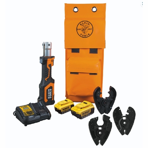 Klein Bat207T4H Battery-Op Cut/Crimper, Bg Die/D3 Groove/Acsr/Ehs 092644631986