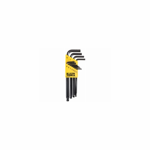 KLEIN BLK12 12-Piece L-Style Ball-End Hex-Key Caddy Set - Inch 33204-3