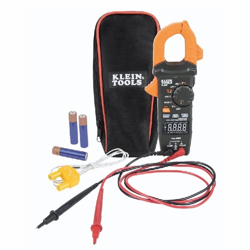 Klein Cl390 Ac/Dc Digital Clamp Meter, Auto-Ranging 400 Amp 0-9264469287-1