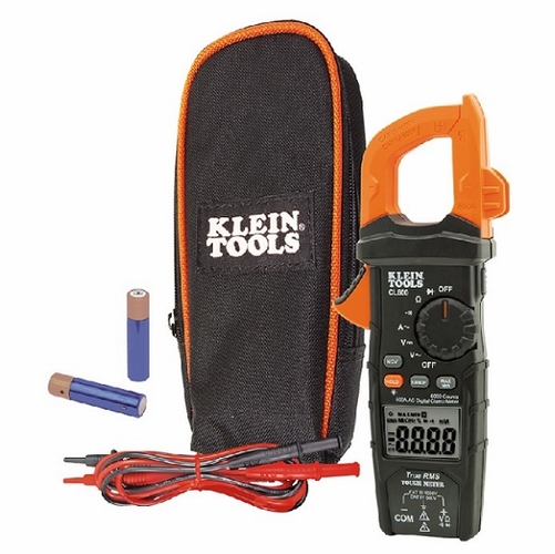 Klein Cl600 Digital Clamp Meter, Ac Auto-Ranging, 600A 092644690143