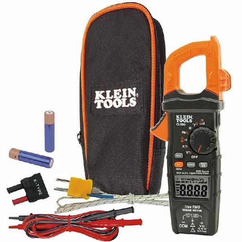 Klein Cl800 Digital Clamp Meter, Ac Auto-Range Trms, Low Impedance (Loz), Auto Off 092644690167