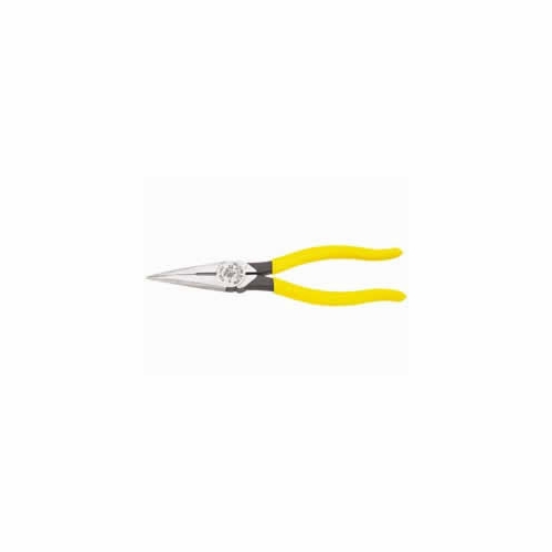 KLEIN D203-8 8 foot  foot  (203 mm) Heavy-Duty Long-Nose Pliers - Side-Cutting 71028-5