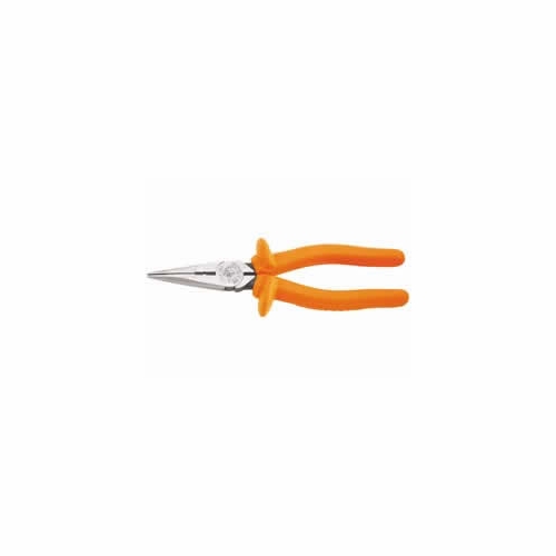 KLEIN D203-8N-INS 8 foot foot Insulated, Heavy-Duty, Long-Nose Pliers, Side-Cutting and Skinning 7