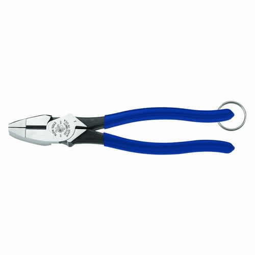 Klein D213-9Nett Pliers, High-Leverage Side Cutters, Tether Ring 092644701047