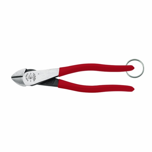 KLEIN D228-8TT Diagonal Cutting Pliers, High-Leverage, Tie Ring, 8-Inch 092644720376