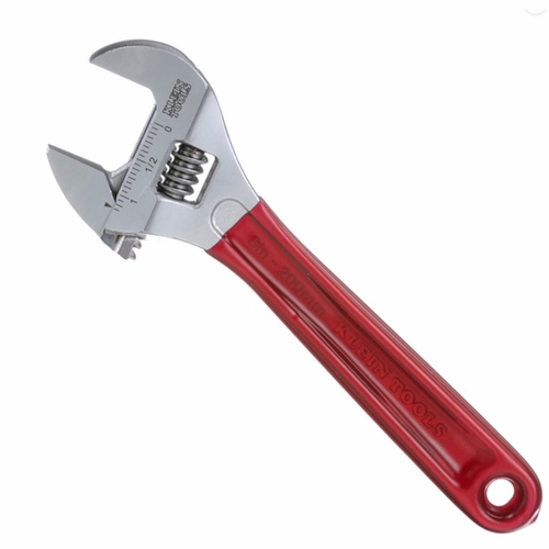 Klein D507-8  8 Inch  Adjustable Wrench  Extra-Capacity 67528-7