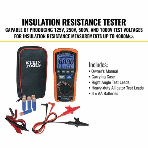 Klein Et600 Insulation Resistance Tester 0-9264469242-0