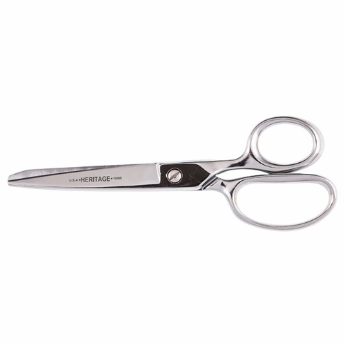 Klein G108B Heritage: Straight Trimmer, Blunt Tips, 8-Inch Chrome  76066-2