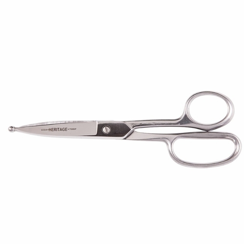 KLEIN G758BP Heritage: Straight Stainless Trimmer w/Ball Point, 8-Inch 092644760815