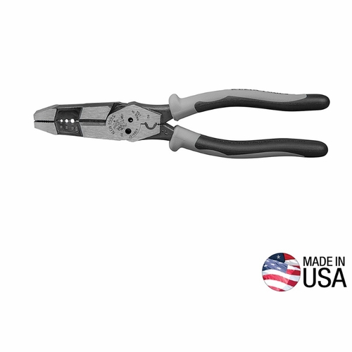 KLEIN J215-8CR Hybrid Pliers with Crimper and Wire Stripper 092644702587