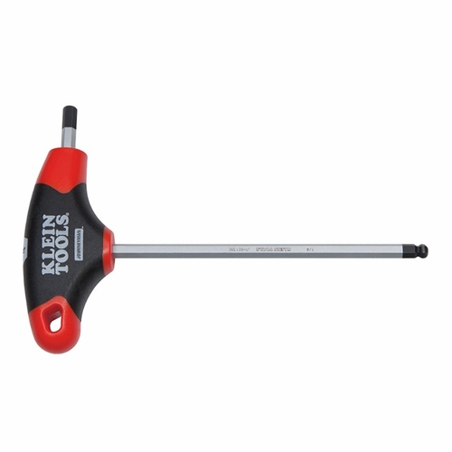 KLEIN JTH6E07BE 7/64-Inch Ball-End Hex Key, Journeyman&trade; T-Handle, 6-Inch 092644336867