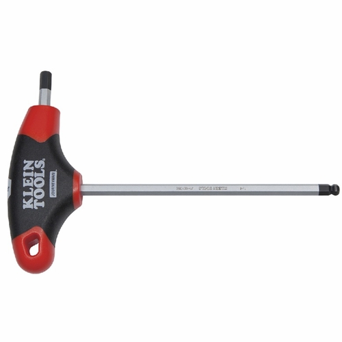 KLEIN JTH6E11BE 3/16-Inch Ball-End Hex Key, Journeyman™ T-Handle, 6-Inch 092644336904