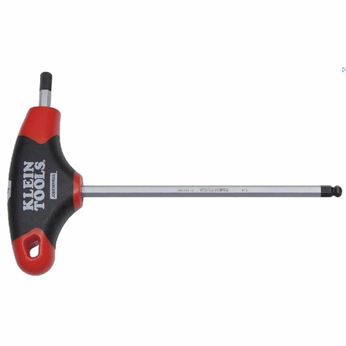 KLEIN JTH6E17BE 1/2-Inch Ball-End Hex Key, Journeyman™ T-Handle, 6-Inch 092644336959