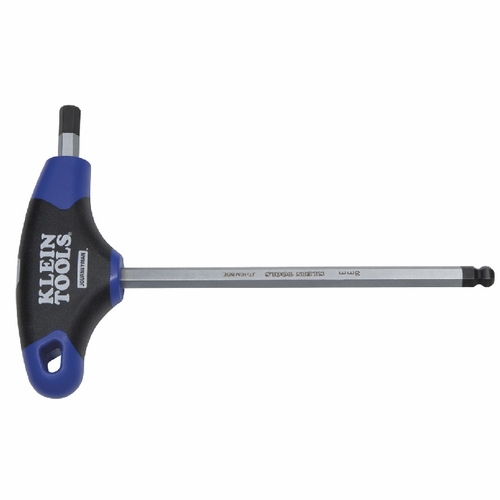 KLEIN JTH6M10BE 10 mm Ball-End Hex Key, Journeyman™ T-Handle, 6-Inch 092644337512