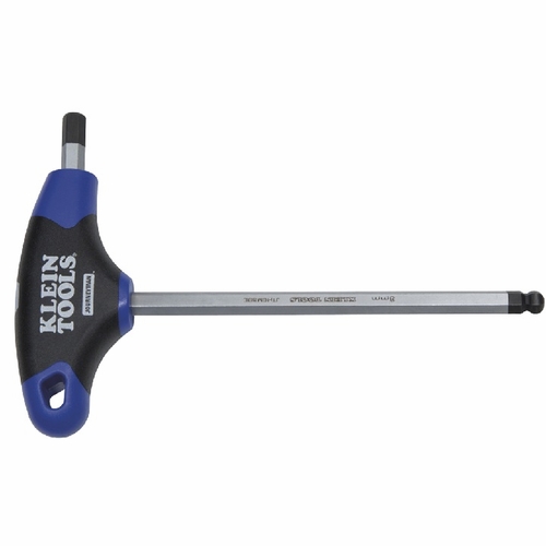 KLEIN JTH6M25BE 2.5 mm Ball-End Hex Key, Journeyman&trade; T-Handle, 6-Inch 092644337451