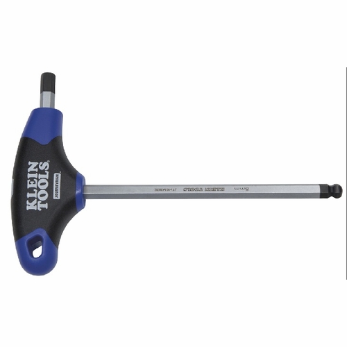 KLEIN JTH6M5BE 5 mm Ball-End Hex Key, Journeyman™ T-Handle, 6-Inch 092644337482