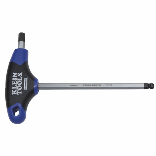 KLEIN JTH6M6BE 6 mm Ball-End Hex Key, Journeyman™ T-Handle, 6-Inch 092644337499
