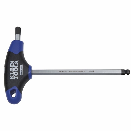 KLEIN JTH6M8BE 8 mm Ball-End Hex Key, Journeyman™ T-Handle, 6-Inch 092644337505