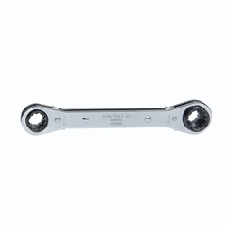KLEIN KT223X4  Linemans Ratcheting 4-in-1 Box Wrench 092644680236