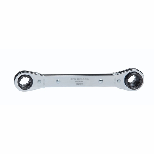 KLEIN KT223X4 Linemans Ratcheting 4-in-1 Box Wrench 092644680236