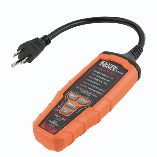 Klein Rt310 Afci /Gfci Outlet Tester 092644691829