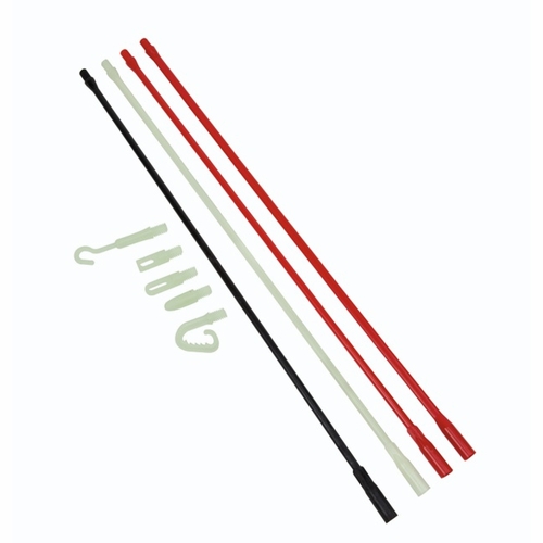 KLEIN SRS56038 Polymer Fish Rod Set with Glow-in-the-Dark Leaders 092644560385