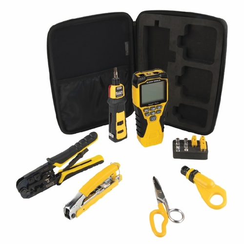 KLEIN VDV001819 VDV Apprentice Cable Installation Kit w/ Scout Pro 3, 6-Piece 092644581915