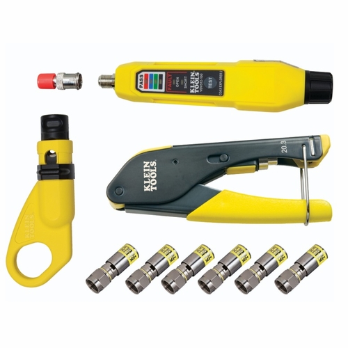 KLEIN VDV002-818  Coax Installation & Test Kit 092644581939