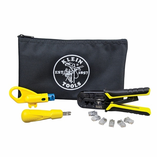KLEIN VDV026-212 Twisted Pair Installation Kit with Zipper Pouch 092644691249