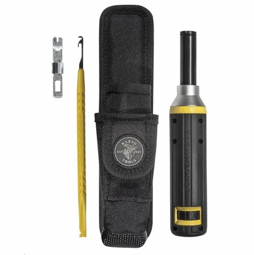 KLEIN VDV427-822 Impact Punchdown Tool Kit, Cushion-Grip, 4-Piece 092644582165