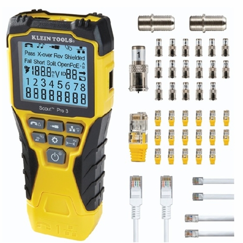 KLEIN VDV501-852 Scout Pro 3 Tester with Locator Remote Kit 092644583261