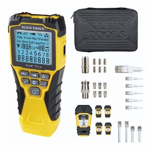 KLEIN VDV501-853 Scout Pro 3 Tester with Test Plus Map Remote Kit 092644583346