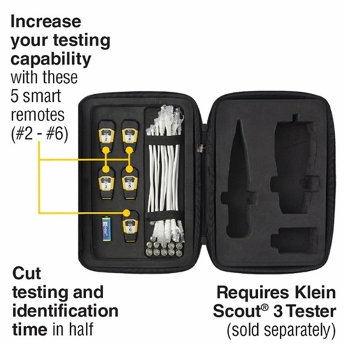Klein Vdv770-850 Test Plus Map Remotes Number 2 - Number 6 Upgrade Kit For Scout Pro 3 Tester