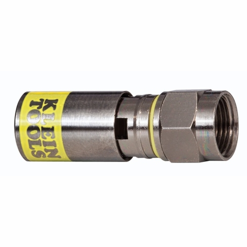 KLEIN VDV812-612 Universal F Compression Connector - RG6/6Q 50-Pack 092644581489