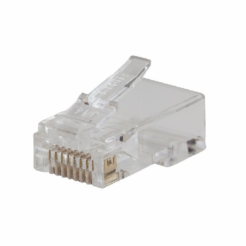 KLEIN VDV826-702 Pass-Thru™ Modular Data Plug, RJ45- CAT5E, 50-Pack 092644690822
