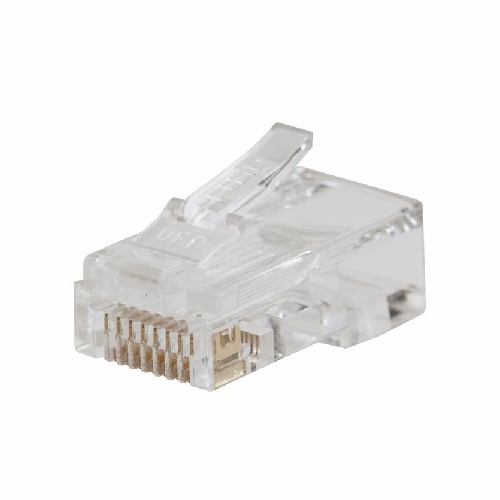 KLEIN VDV826-703 Pass-Thru™ Modular Data Plug, CAT6, 50-Pack 092644690938