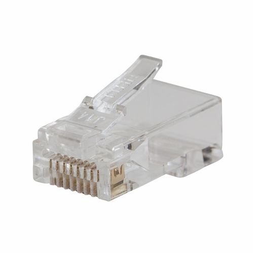 KLEIN VDV826-728 Pass-Thru™ Modular Data Plugs, RJ45-CAT5E, 10-Pack 092644690976