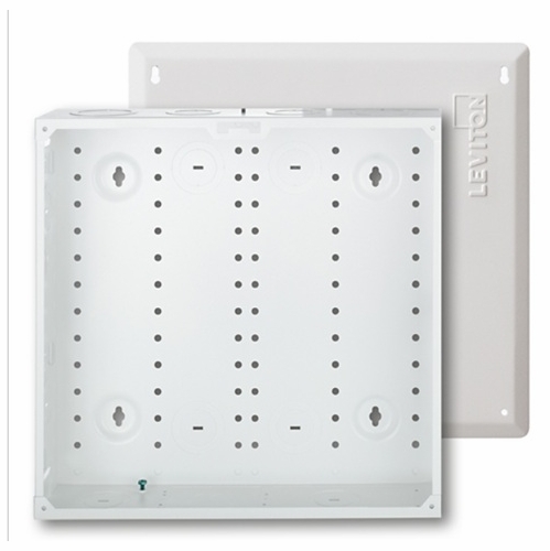 Leviton 47605-140  14 Inch Structured Media Enclosure And Flush Mount Cover  078477113295