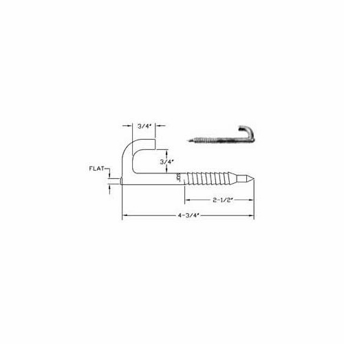 MACLEAN J3316P J HOOK DROP WIRE HOOK DRIVE HOOK