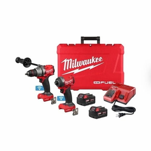 Milwaukee 3696-22 M18 Fuel 2-Tool Combo Kit W/ One-Key Hammer And Drill Impact Driver New