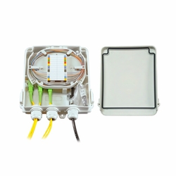 Multilink 020-118-20  FWP-8SC-12SP Wall Mount , plastic distribution unit w/removable cover and sw