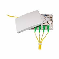 Multilink 020-124-20  FWP-4SC-4SP Wall Mounted, plastic distribution unit w/removable cover and swi