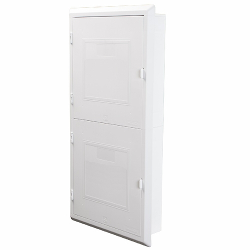 Multilink 020-299-20  30 Inch  Flared/Tapered Frame Wall Mount Solid Door White Wall Mount Fiber Enc