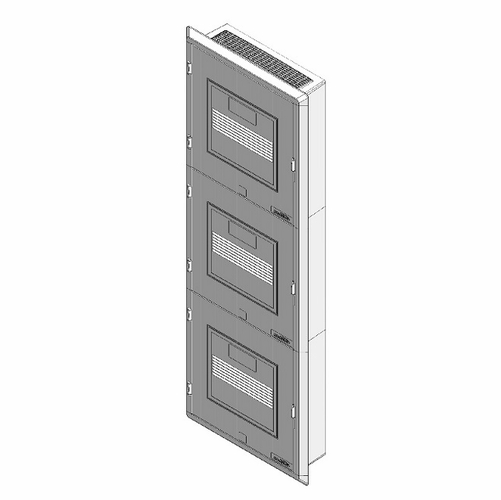 Multilink 020-301-10  45 Inch  Flared/Tapered Frame Wall Mount Vented Door White Wall Mount Fiber En