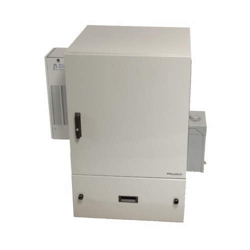 Multilink 030-146-10WMO-14RU-N4-AC-BAT-PG   Wall Mount Enclosure w/Battery Drawer Wall/Pole Mount 14